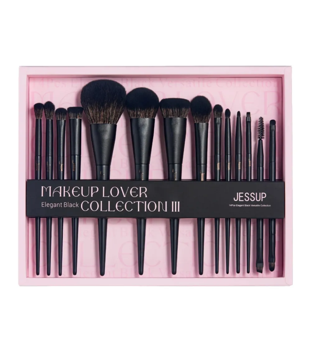 *Collection III* - Set de brochas con caja - Elegant Black>Jessup Beauty Best