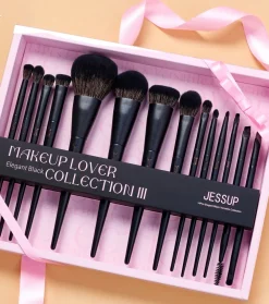 *Collection III* - Set de brochas con caja - Elegant Black>Jessup Beauty Best