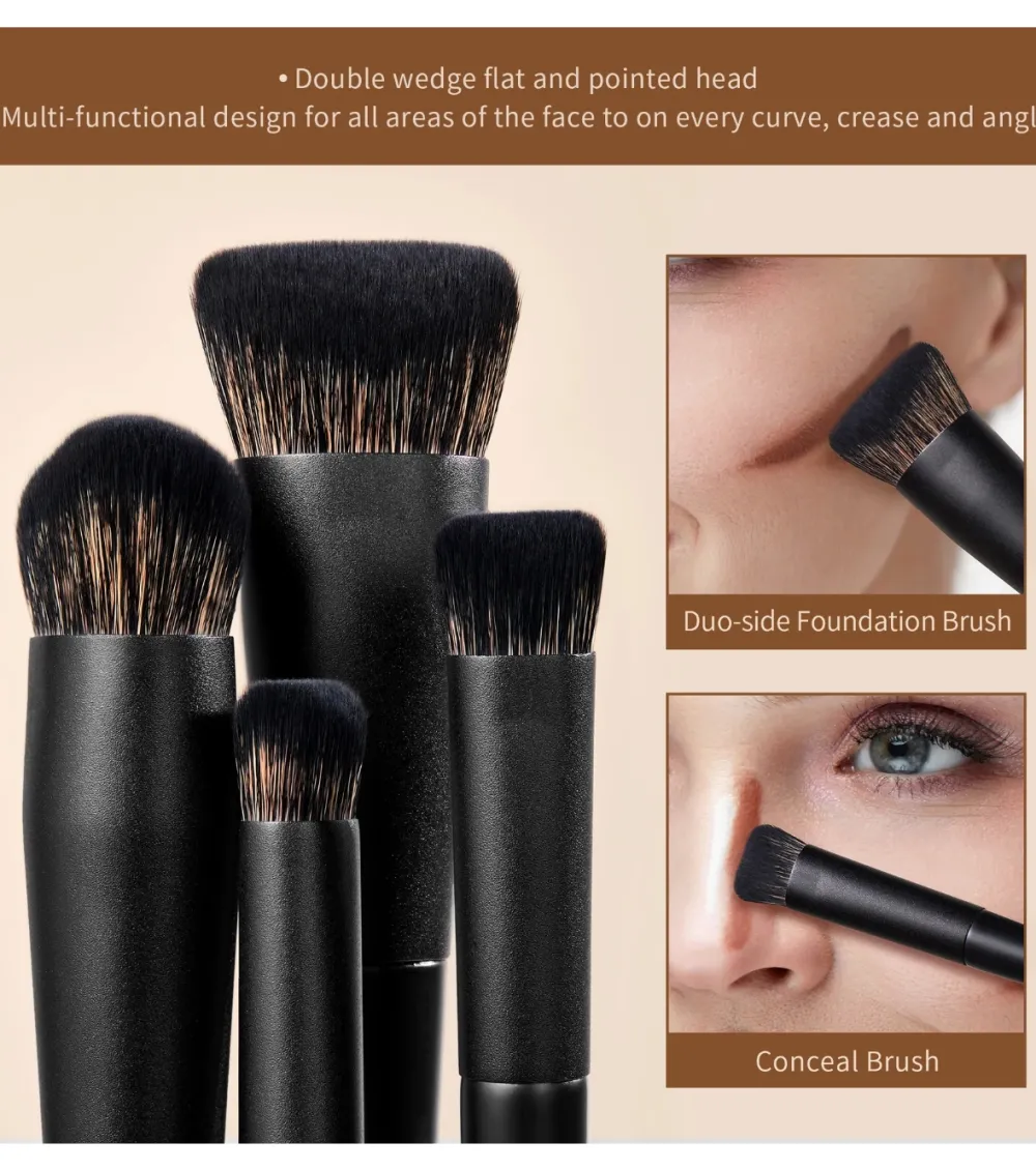 *Collection III* - Set de brochas con caja - Elegant Black>Jessup Beauty Best