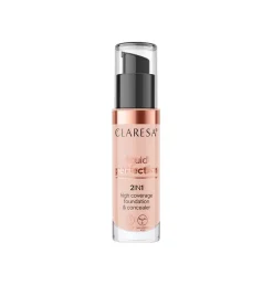 Corrector y base de maquillaje 2 en 1 Liquid Perfection - 104: Nude>Claresa Online