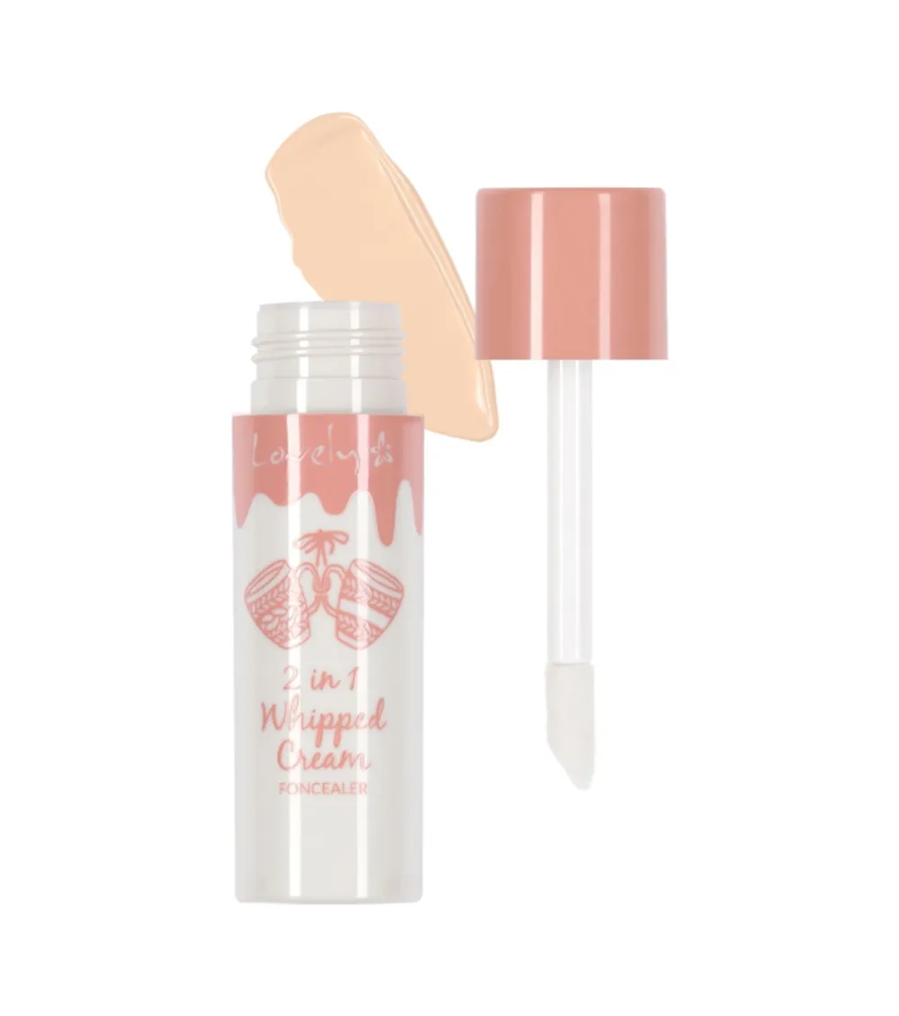 *Cozy Feeling* - Base de maquillaje y corrector 2 in 1 Whipped Cream - 01: Porcelain>Lovely Discount