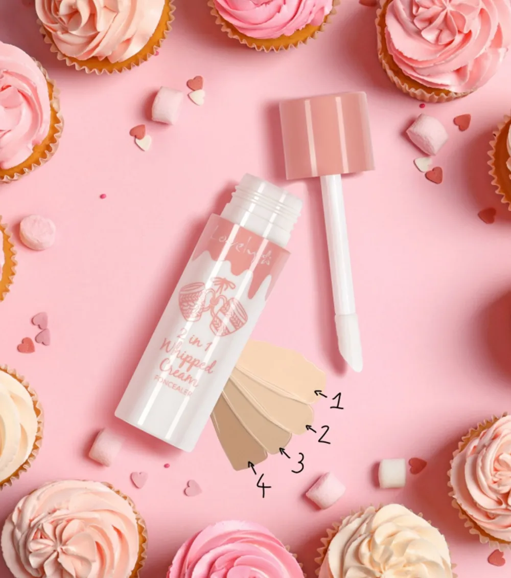 *Cozy Feeling* - Base de maquillaje y corrector 2 in 1 Whipped Cream - 01: Porcelain>Lovely Discount