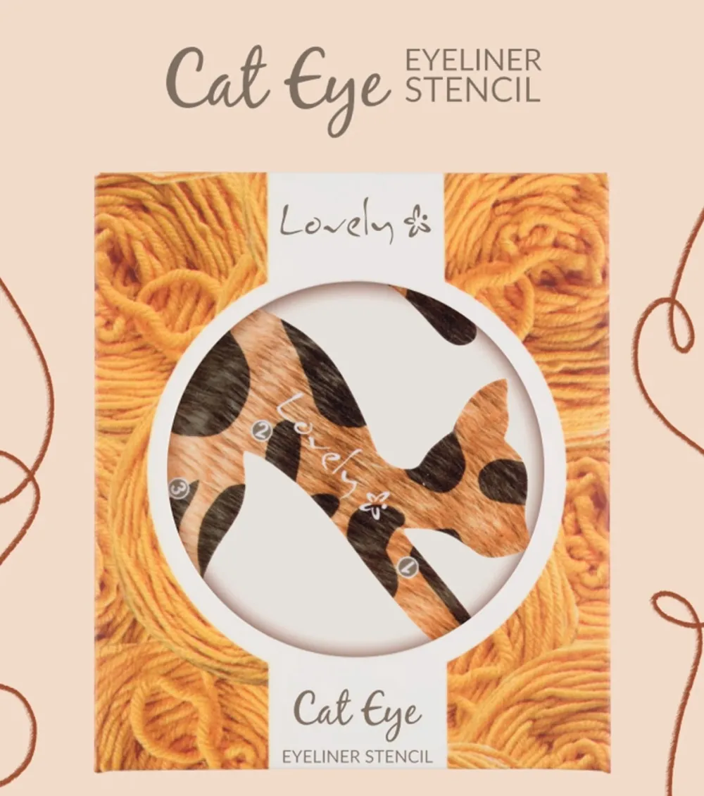 *Cozy Feeling* - Plantilla para eyeliner Cat Eye>Lovely Hot