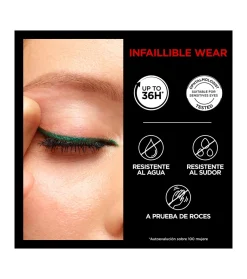 Delineador de ojos automático Infaillible Grip Gel - 009: Polar White>Loreal Paris Discount