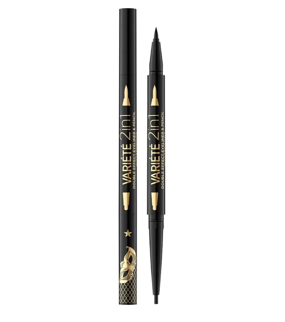 Delineador líquido y lápiz de ojos Variété 2 en 1>Eveline Cosmetics Outlet