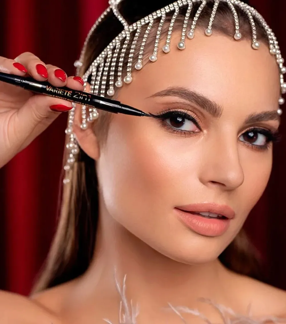 Delineador líquido y lápiz de ojos Variété 2 en 1>Eveline Cosmetics Outlet