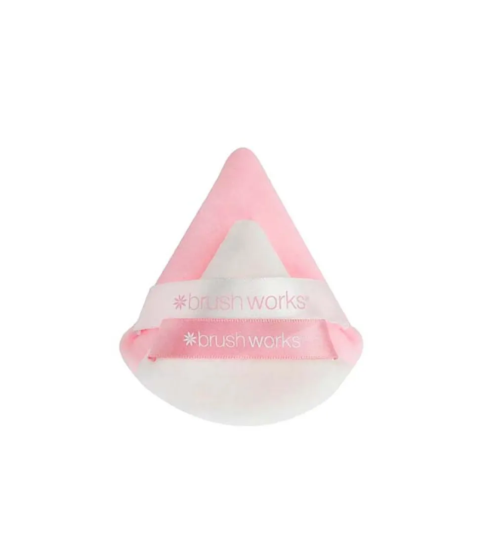 Dúo de borlas de maquillaje triangulares>Brushworks