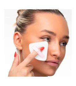 Dúo de borlas de maquillaje triangulares acolchadas>Brushworks Best