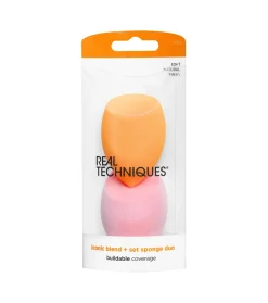 Dúo de esponjas Iconic Blend Soft Natural Finish>Real Techniques Hot