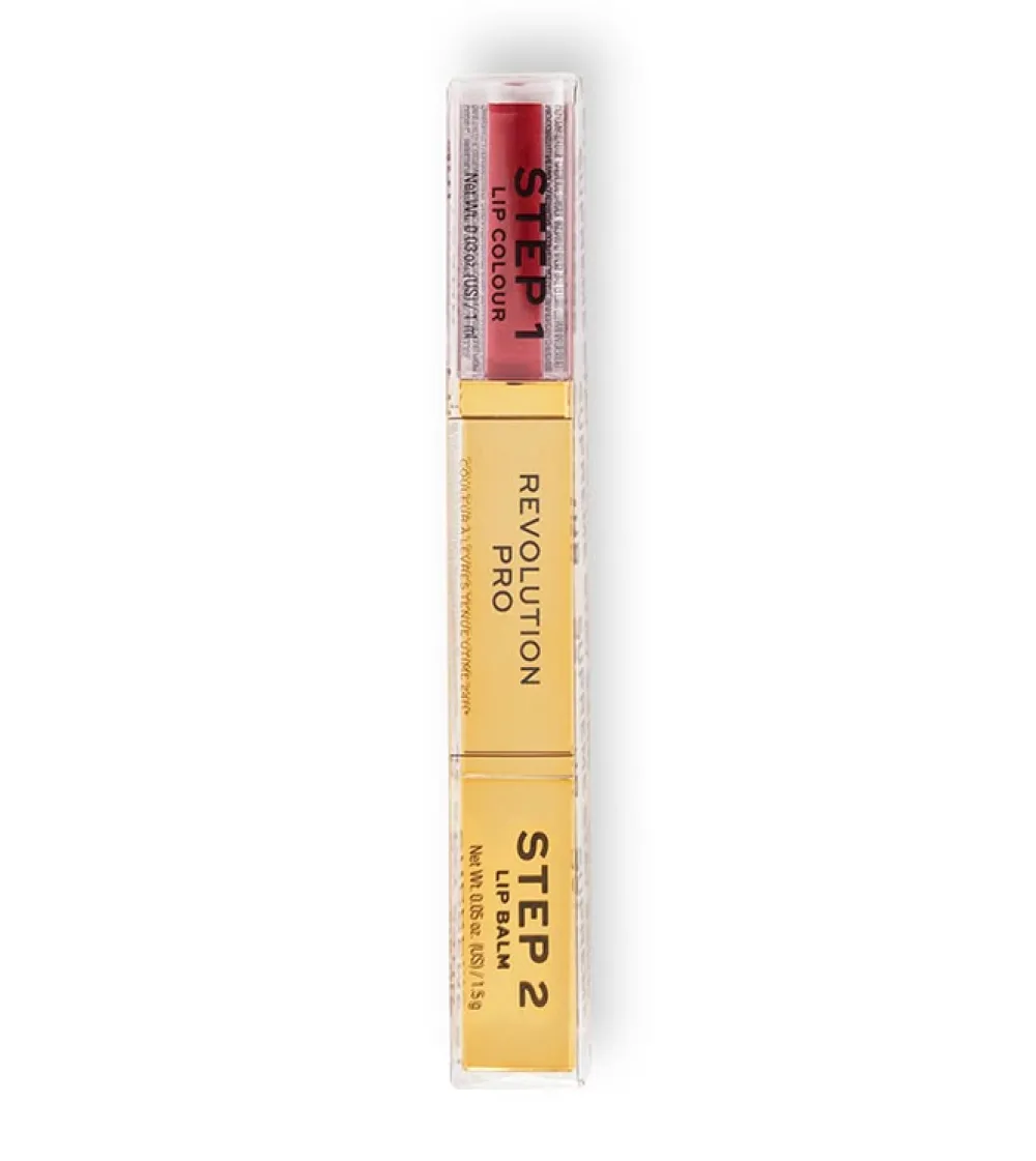 Dúo de labial líquido + bálsamo Supreme Stay 24HR - Stiletto>Revolution Pro Hot