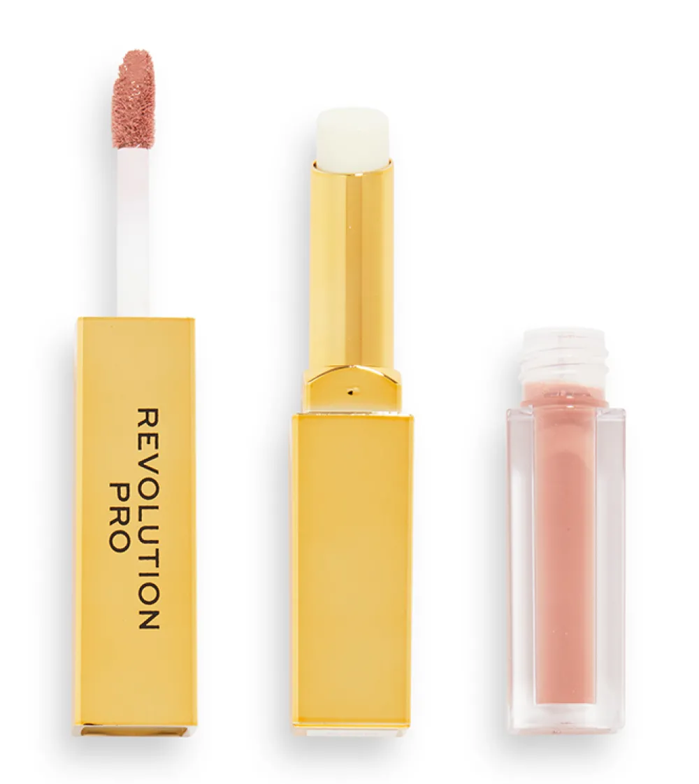 Dúo de labial líquido + bálsamo Supreme Stay 24HR - Cashmere>Revolution Pro Clearance