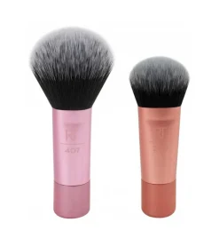 Dúo de mini brochas para base y colorete - 407 + 200>Real Techniques Sale
