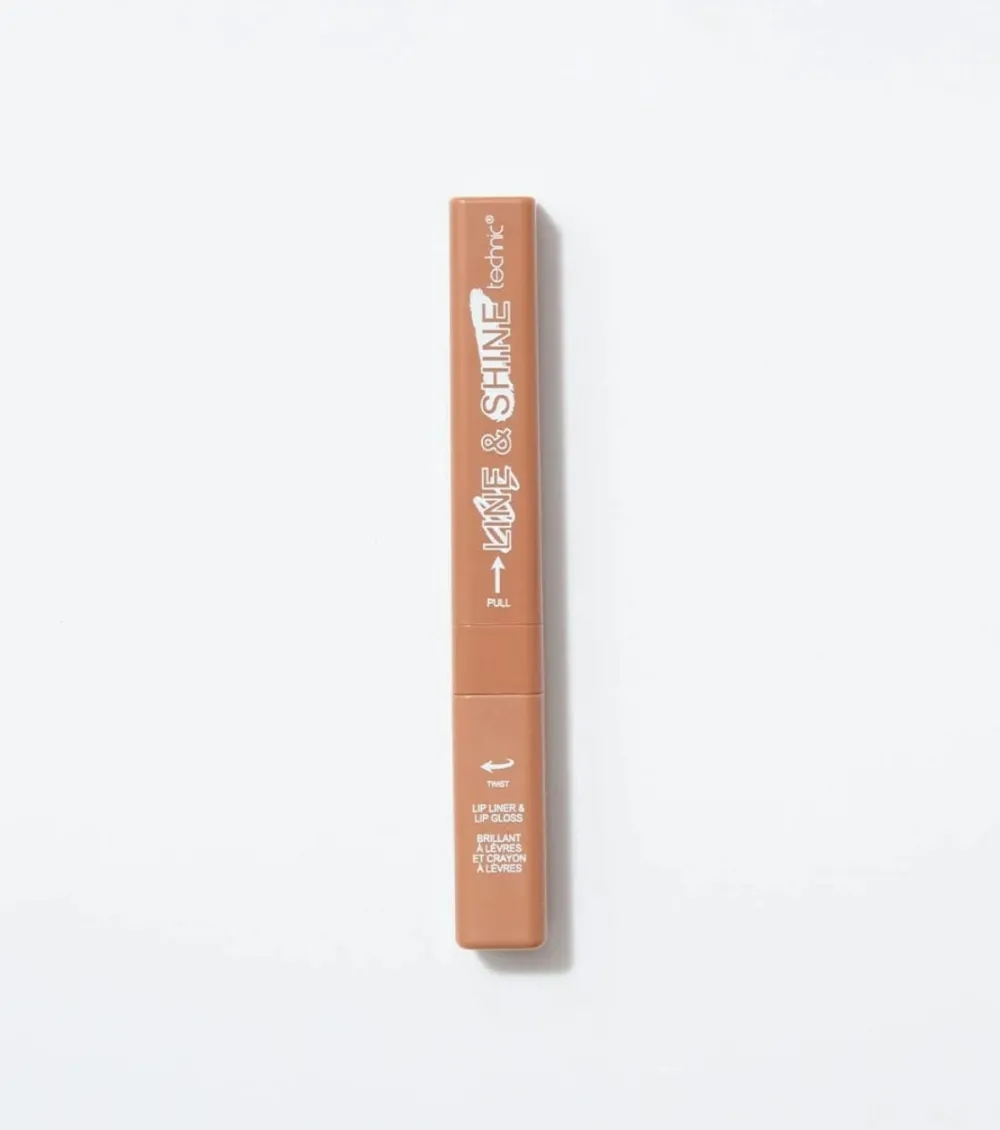 Dúo perfilador de labios y brillo de labios Line & Shine - Vanilla Chai>Technic Cosmetics Sale