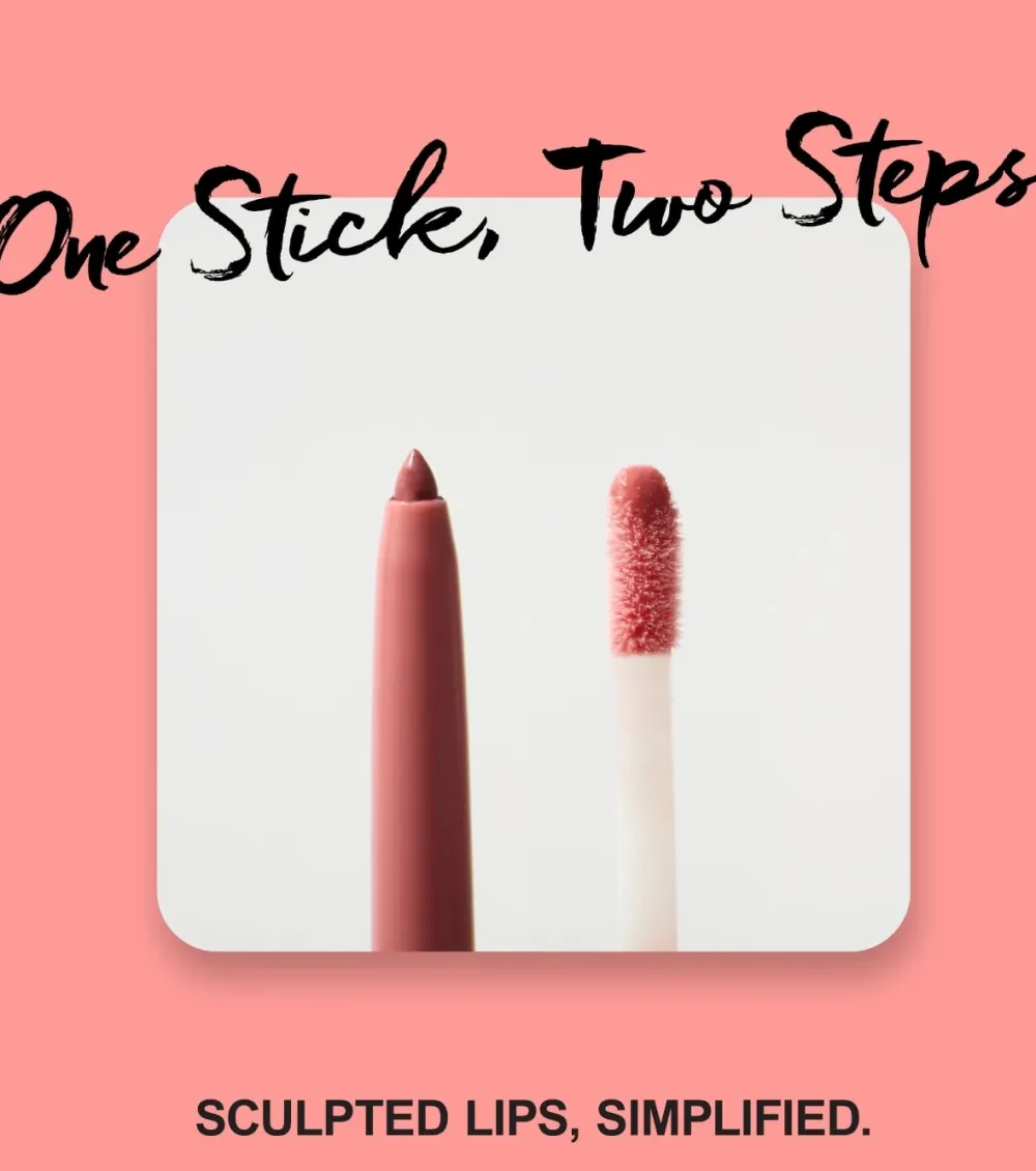Dúo perfilador de labios y brillo de labios Line & Shine - Vanilla Chai>Technic Cosmetics Sale