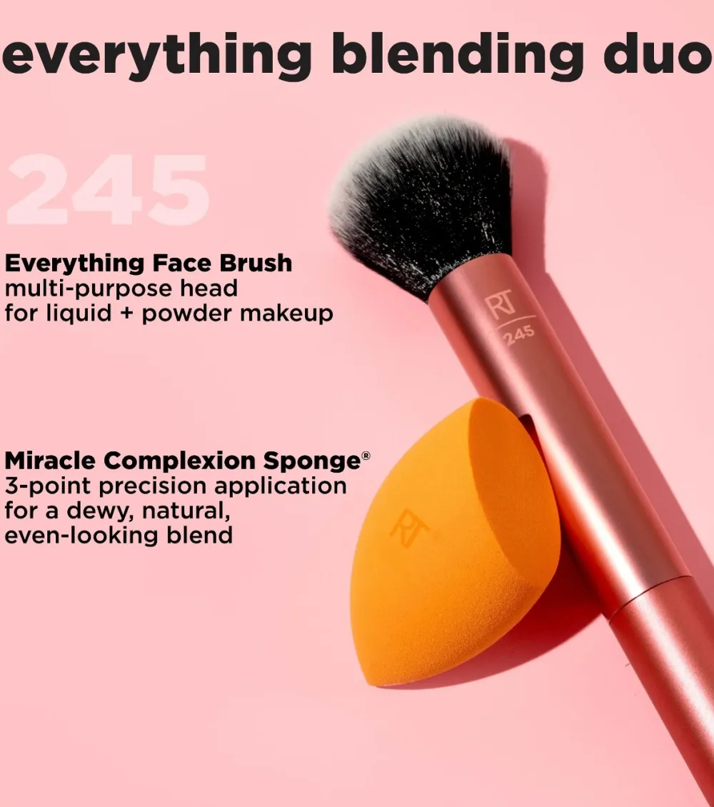 Duo de brocha + esponja Everything Blending>Real Techniques Outlet