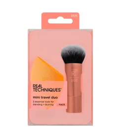 Duo de brocha + esponja Mini Travel>Real Techniques Clearance