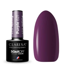 Esmalte semipermanente Soak off - 621: Purple>Claresa Hot