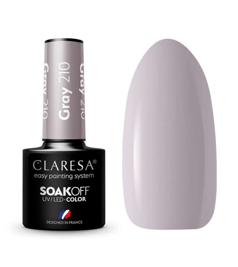 Esmalte semipermanente Soak off - 210: Gray>Claresa Outlet