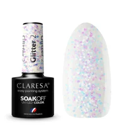 Esmalte semipermanente Soak off - 02: Glitter>Claresa Clearance