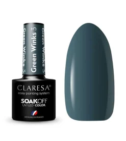 Esmalte semipermanente Soak off - 03: Green Winks>Claresa Clearance