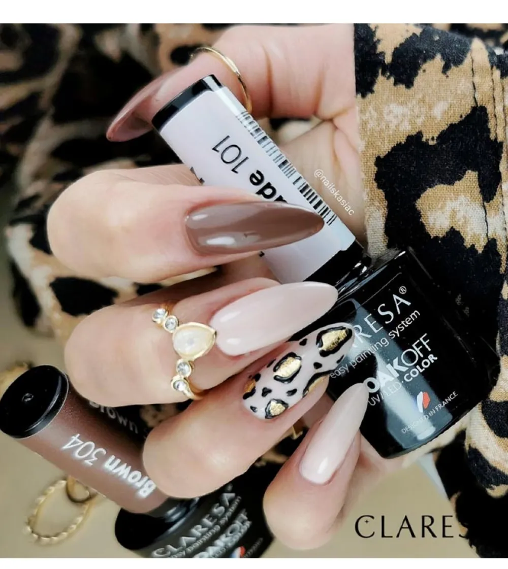 Esmalte semipermanente Soak off - 101: Nude>Claresa Outlet