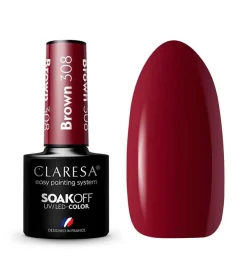 Esmalte semipermanente Soak off - 308: Brown>Claresa