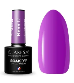 Esmalte semipermanente Soak off - 12: Neon>Claresa Hot