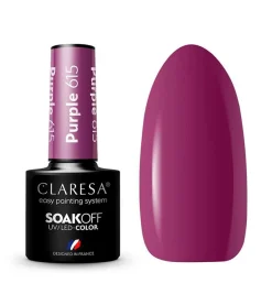 Esmalte semipermanente Soak off - 615: Purple>Claresa New