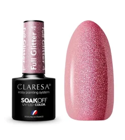 Esmalte semipermanente Soak off - 04: Full Glitter>Claresa Online
