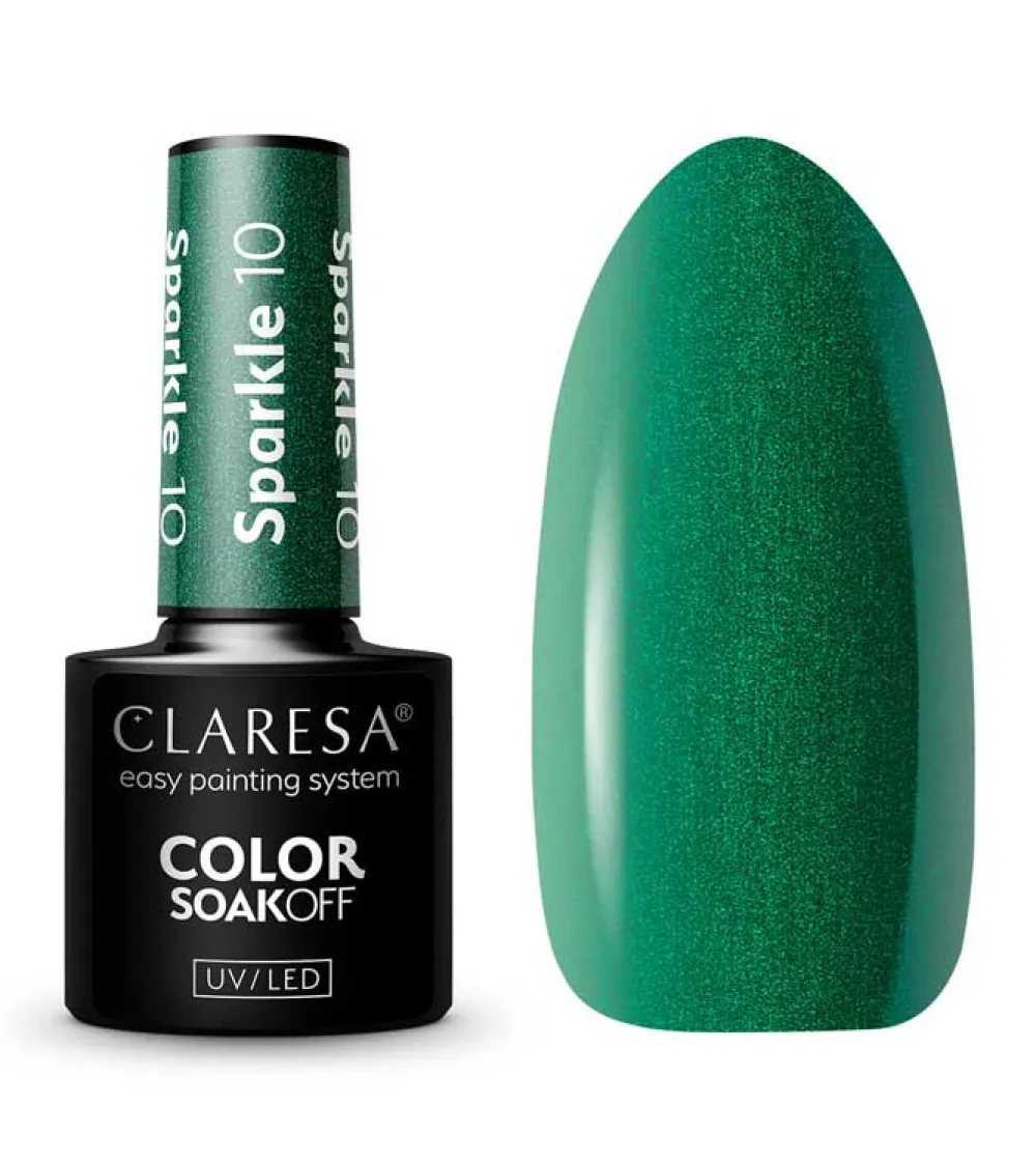 Esmalte semipermanente Soak off - 10: Sparkle>Claresa Best