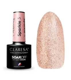 Esmalte semipermanente Soak off - 03: Sparkle>Claresa Outlet