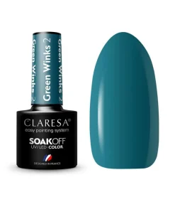 Esmalte semipermanente Soak off - 02: Green Winks>Claresa Clearance