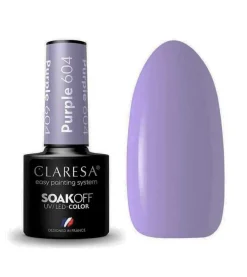 Esmalte semipermanente Soak off - 604: Purple>Claresa Hot