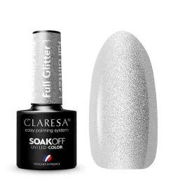 Esmalte semipermanente Soak off - 01: Full Glitter>Claresa New