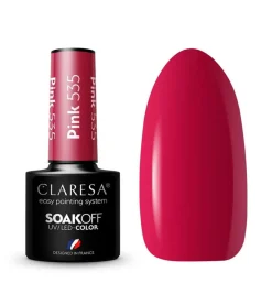 Esmalte semipermanente Soak off - 535: Pink>Claresa Best