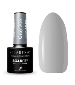 Esmalte semipermanente Soak off - 206: Gray>Claresa Clearance