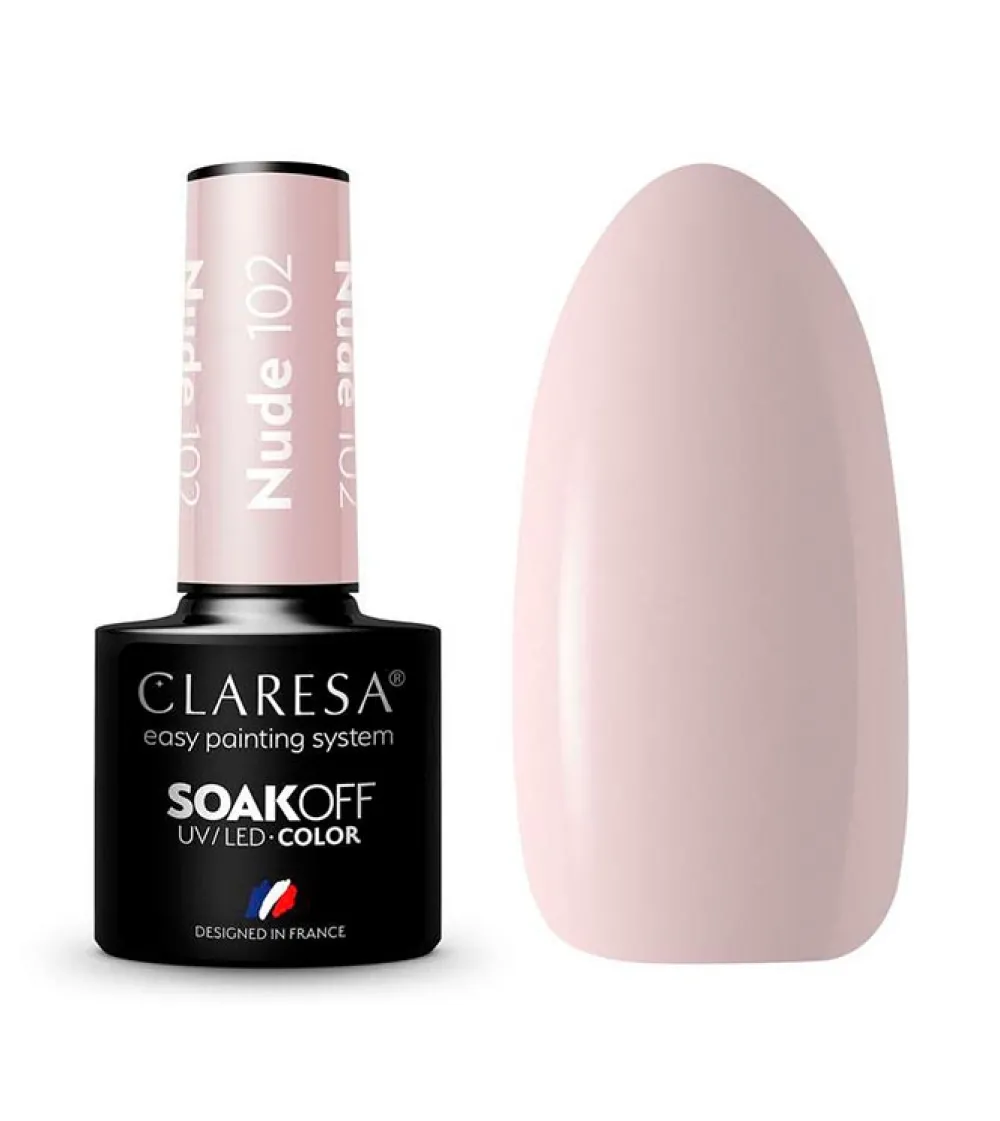 Esmalte semipermanente Soak off - 102: Nude>Claresa