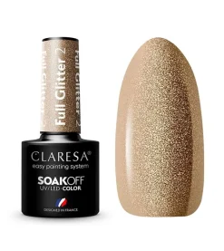 Esmalte semipermanente Soak off - 02: Full Glitter>Claresa Best