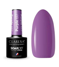 Esmalte semipermanente Soak off - 617: Purple>Claresa Discount