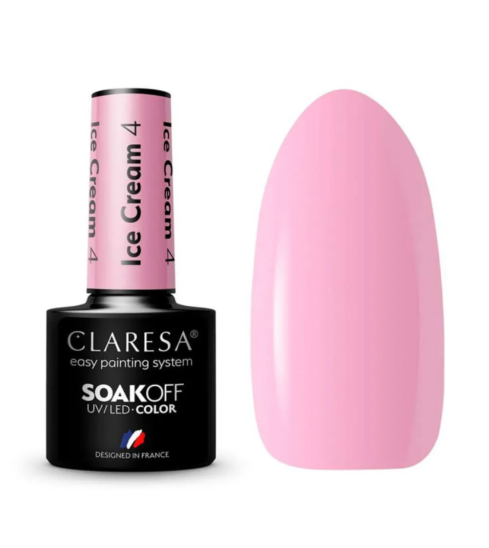 Esmalte semipermanente Soak off - 04: Ice Cream>Claresa Outlet