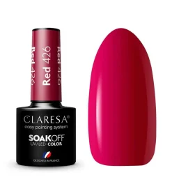 Esmalte semipermanente Soak off - 426: Red>Claresa Clearance