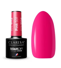 Esmalte semipermanente Soak off - 531: Pink>Claresa