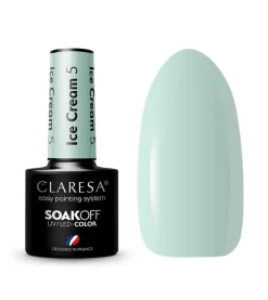 Esmalte semipermanente Soak off - 05: Ice Cream>Claresa Discount