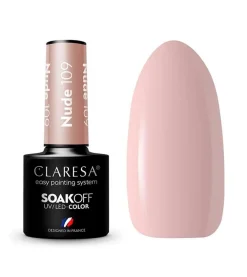 Esmalte semipermanente Soak off - 109: Nude>Claresa Hot