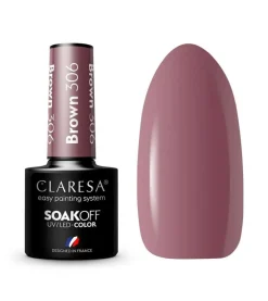 Esmalte semipermanente Soak off - 306: Brown>Claresa Best