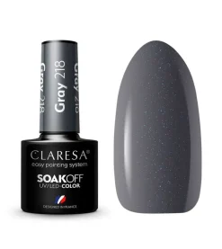 Esmalte semipermanente Soak off - 218: Gray>Claresa Hot
