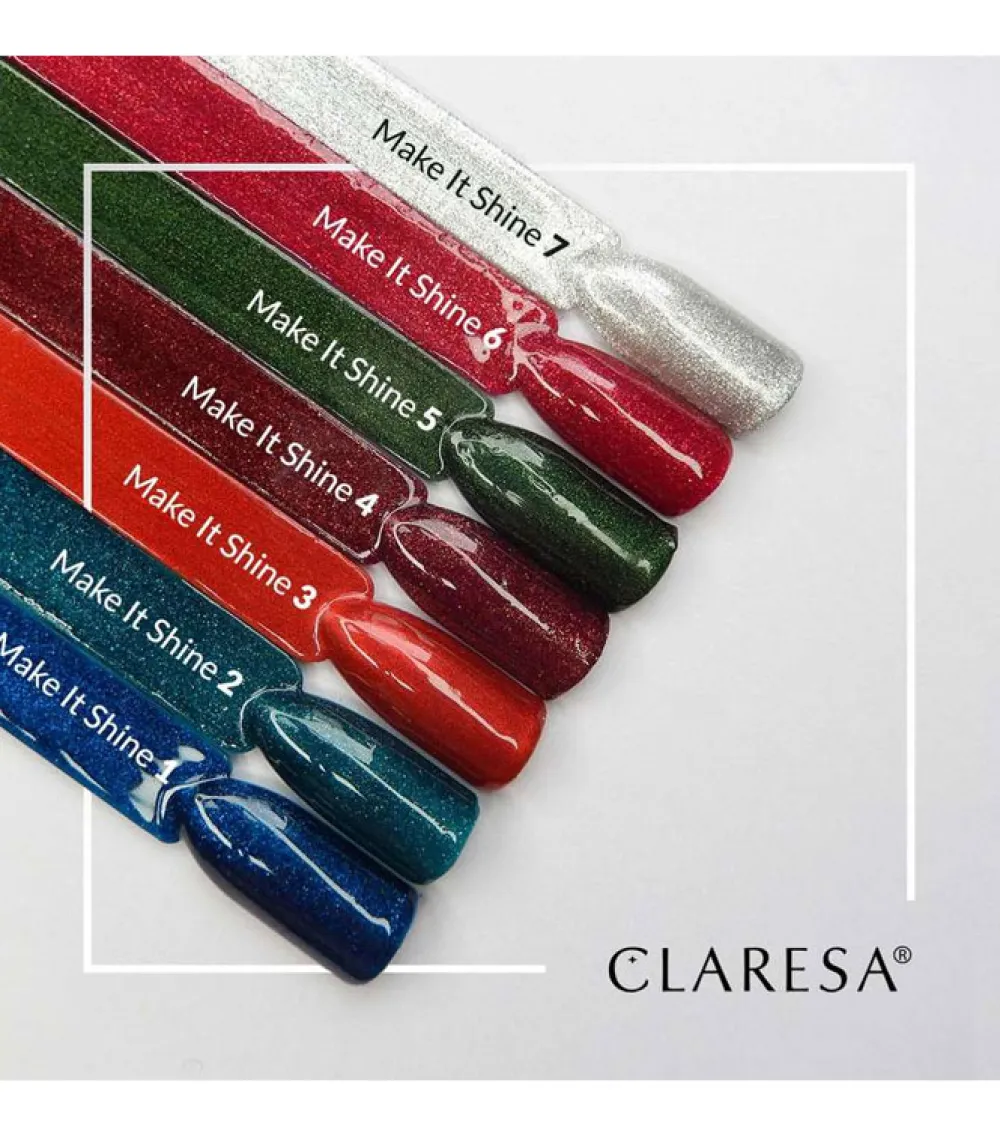 Esmalte semipermanente Soak off - 01: Make It Shine!>Claresa