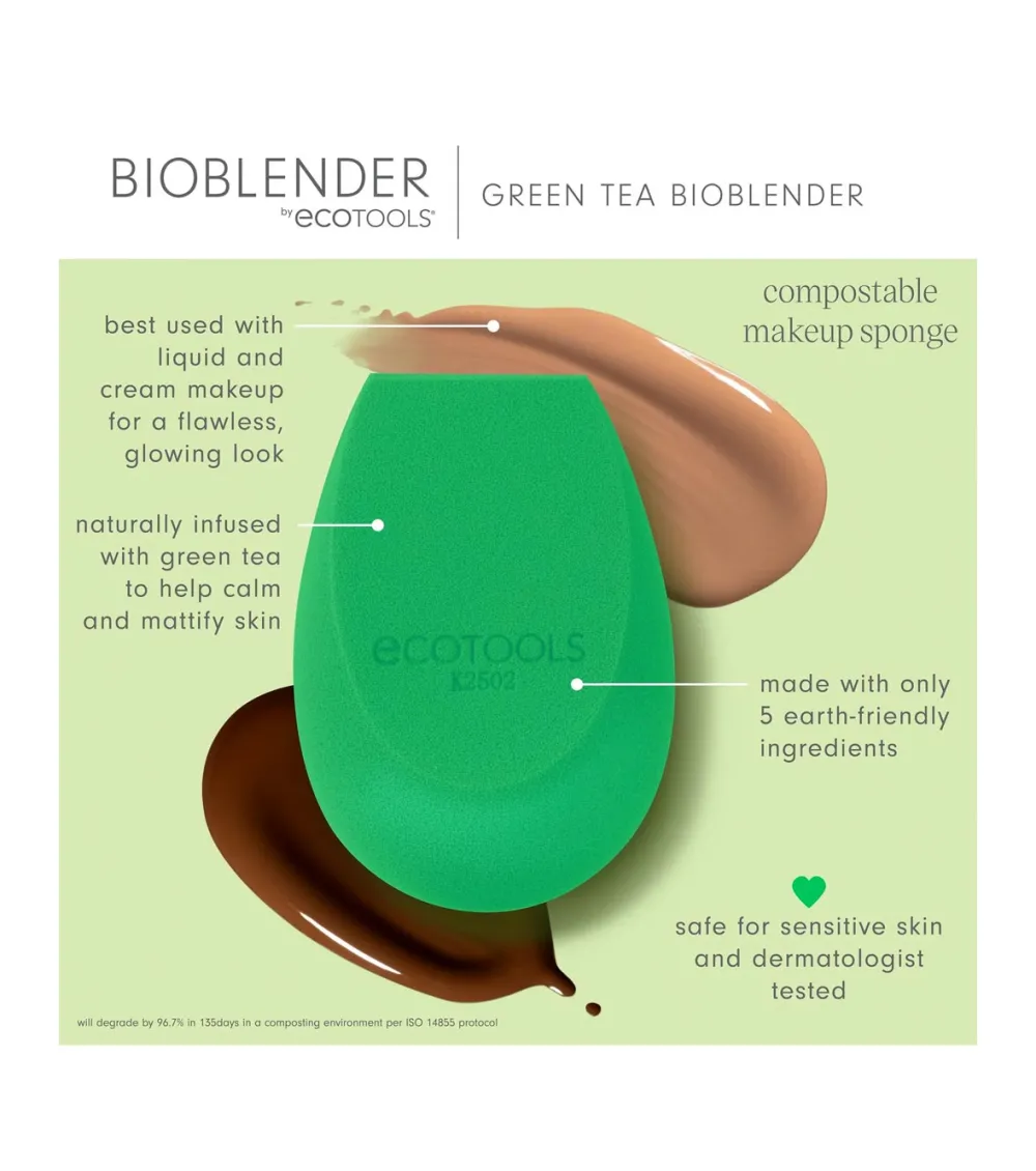 Esponja de maquillaje Green Tea Bioblender>Ecotools Sale