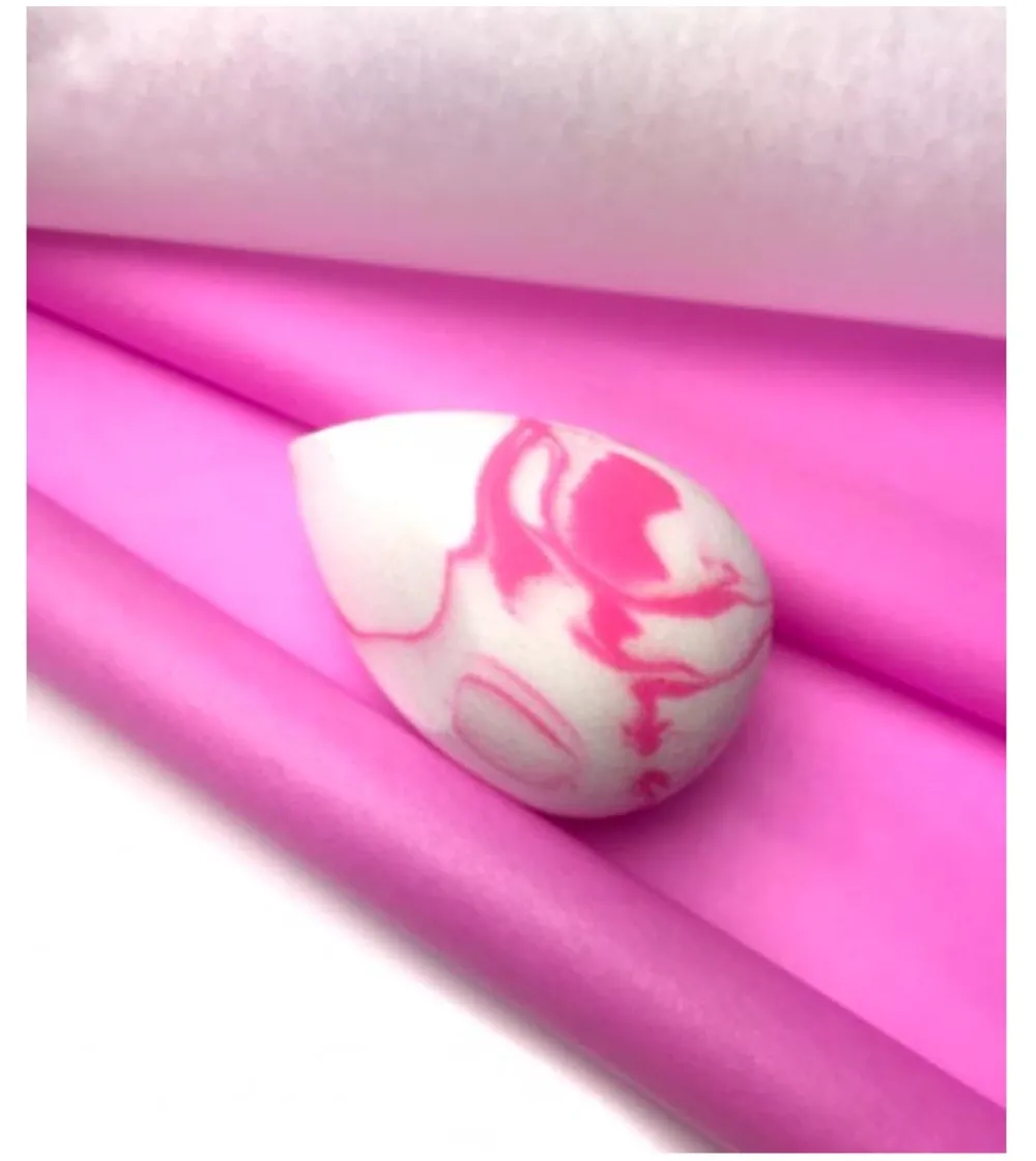 Esponja para maquillaje - Marmolado Rosa>Ibra