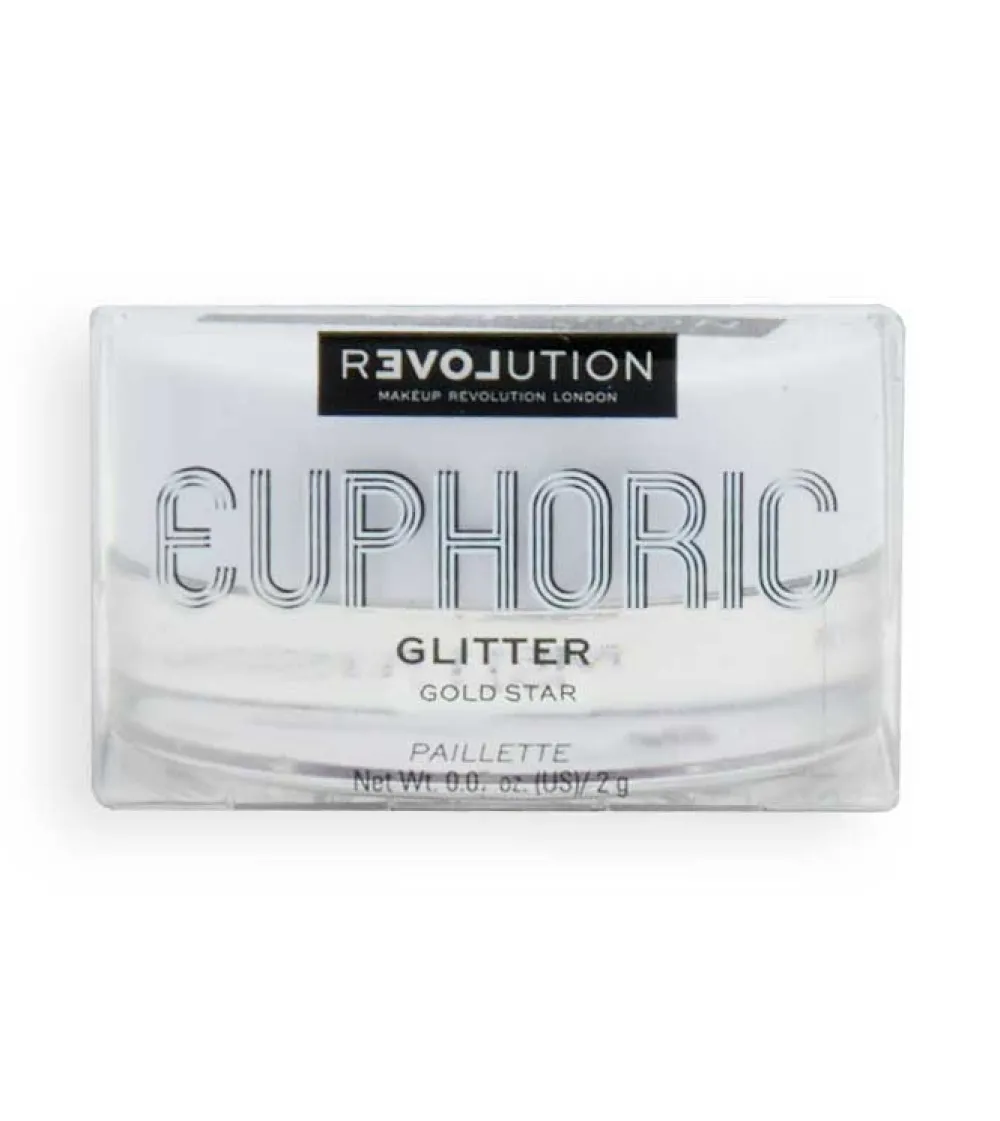 *Euphoric* - Glitter suelto iridiscente multiusos - Gold Star>Revolution Relove New
